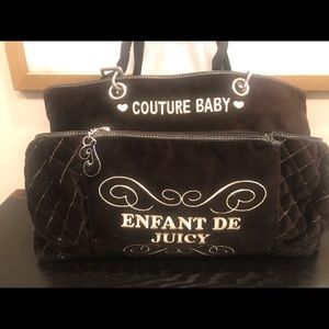 Juicy couture diaper bag